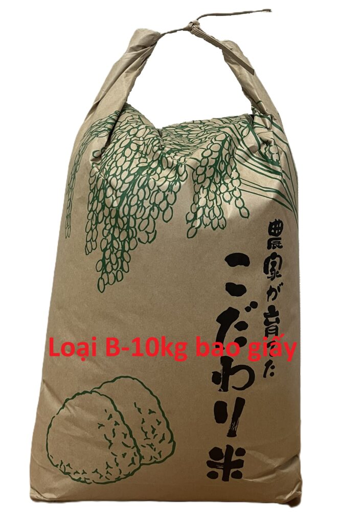 GẠO BAO GIẤY BA10kg